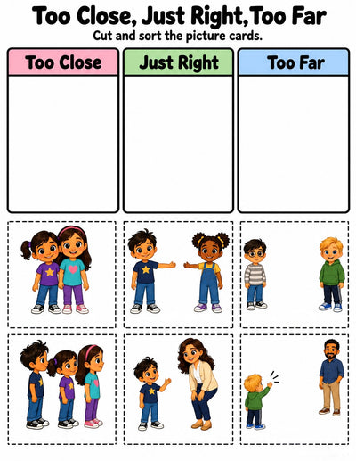 Free Personal Space Activities
