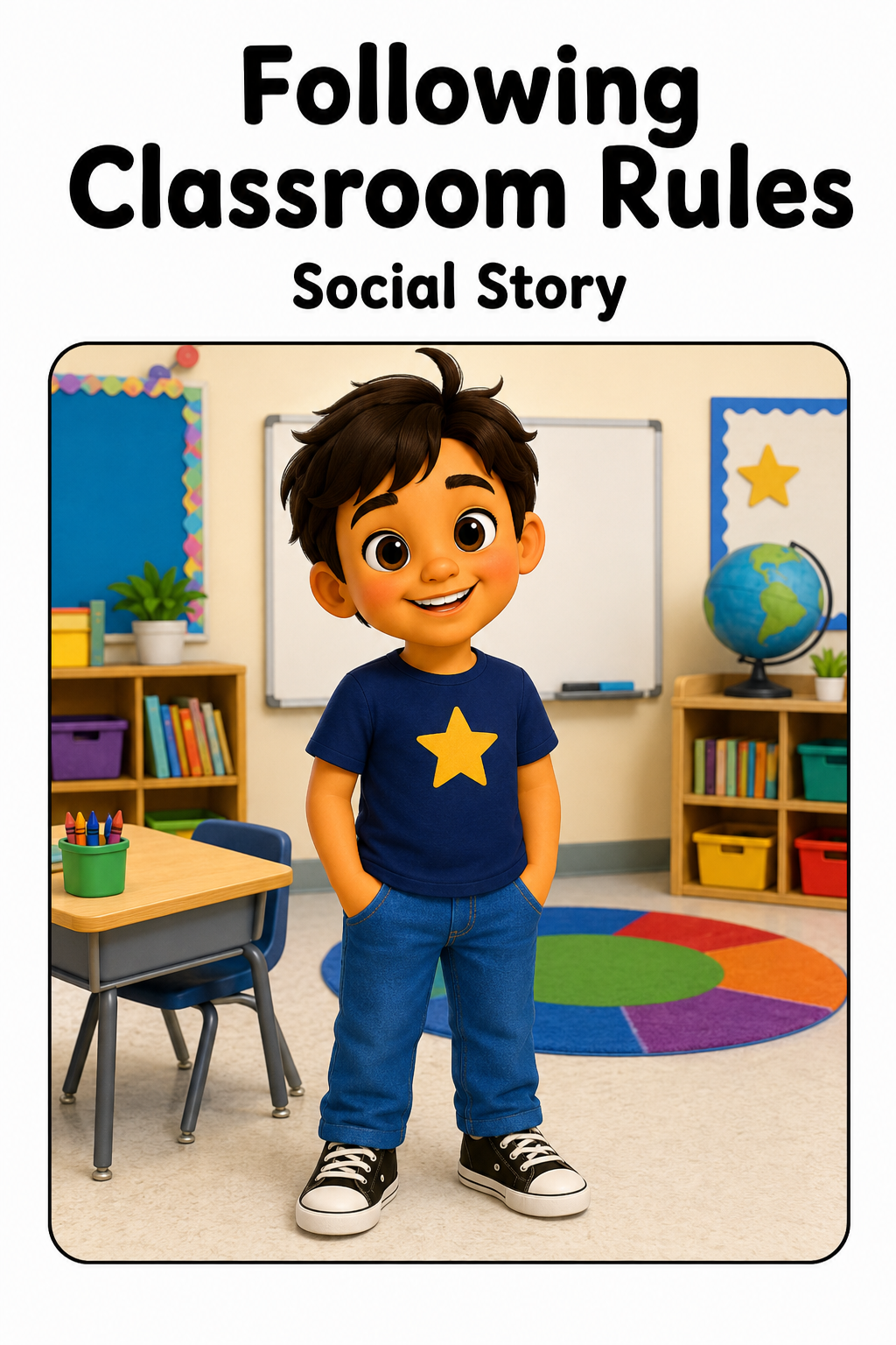 Following Classroom Rules Social Story