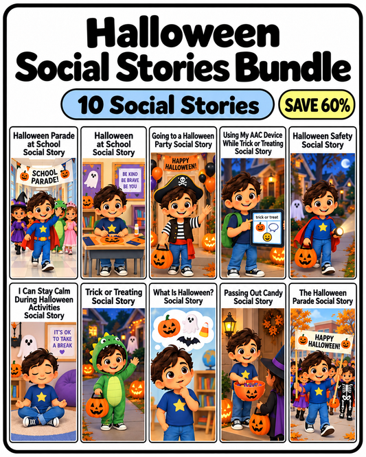 Halloween Social Story Bundle