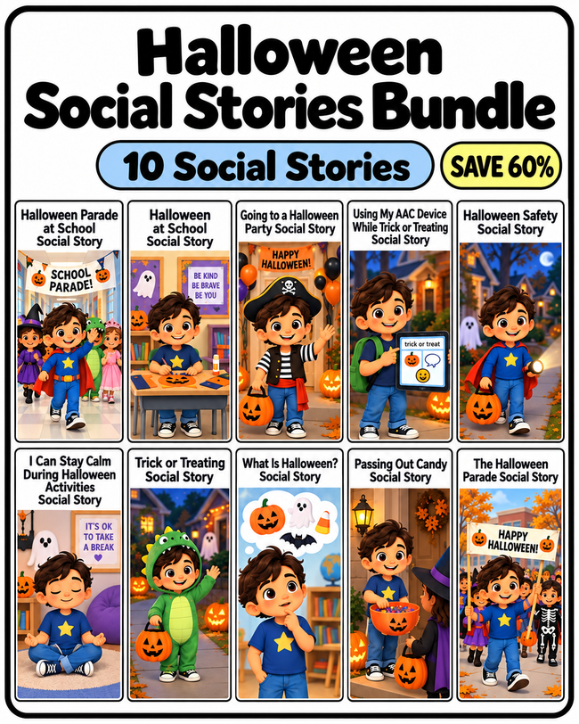 Halloween Social Story Bundle