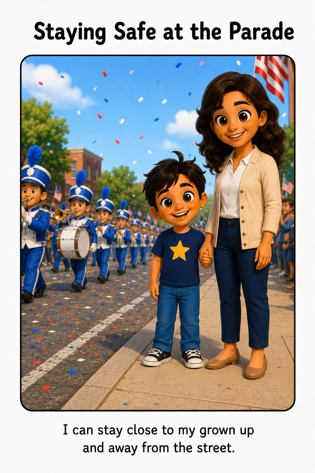 Going to a Labor Day Parade Social Story for Autism | Speech Fuel