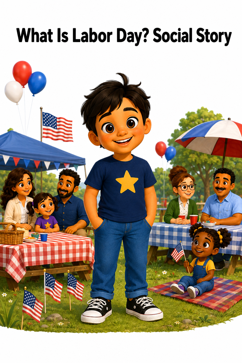 What Is Labor Day? Social Story for Autism | Speech Fuel