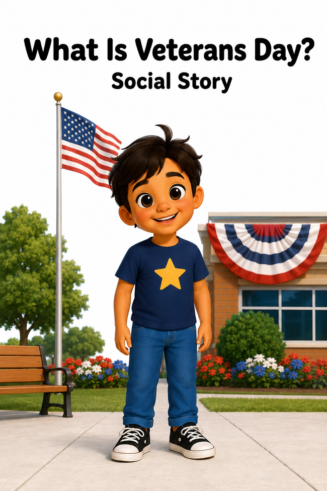 What Is Veterans Day Social Story