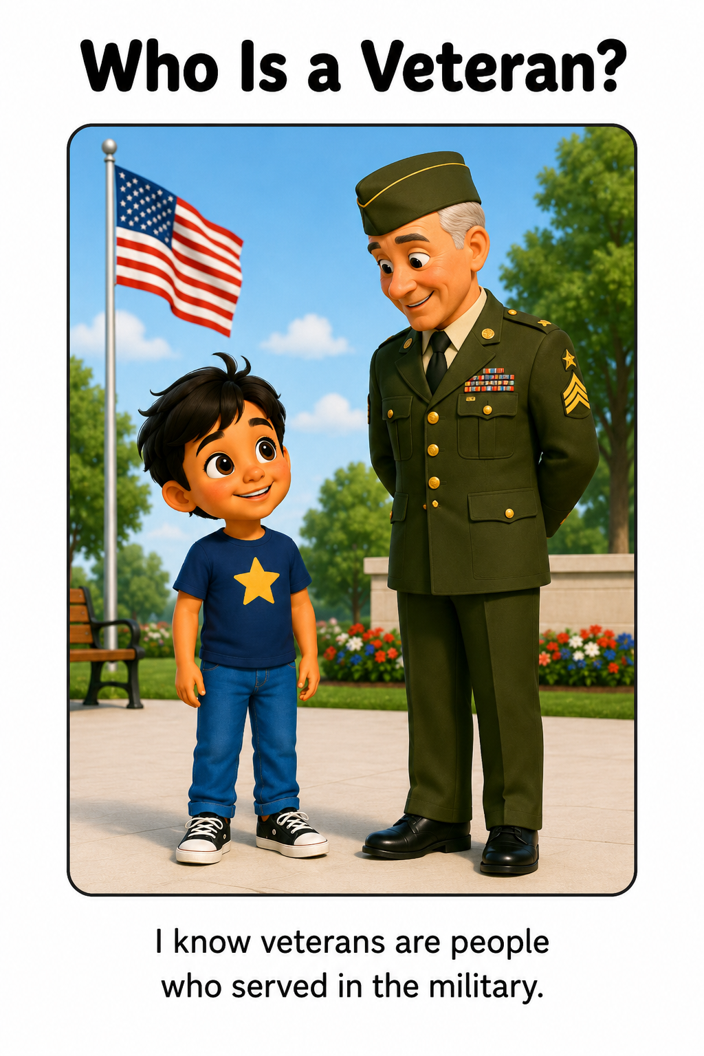 What Is Veterans Day Social Story
