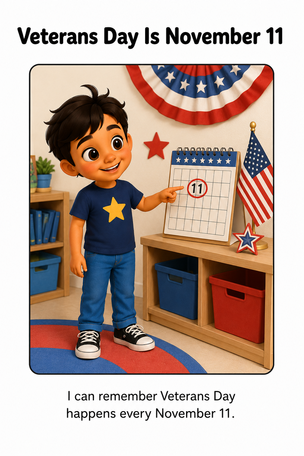 What Is Veterans Day Social Story