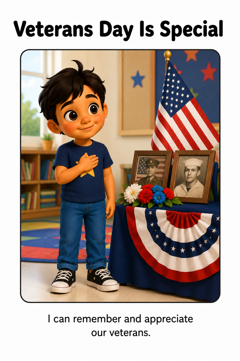 What Is Veterans Day Social Story