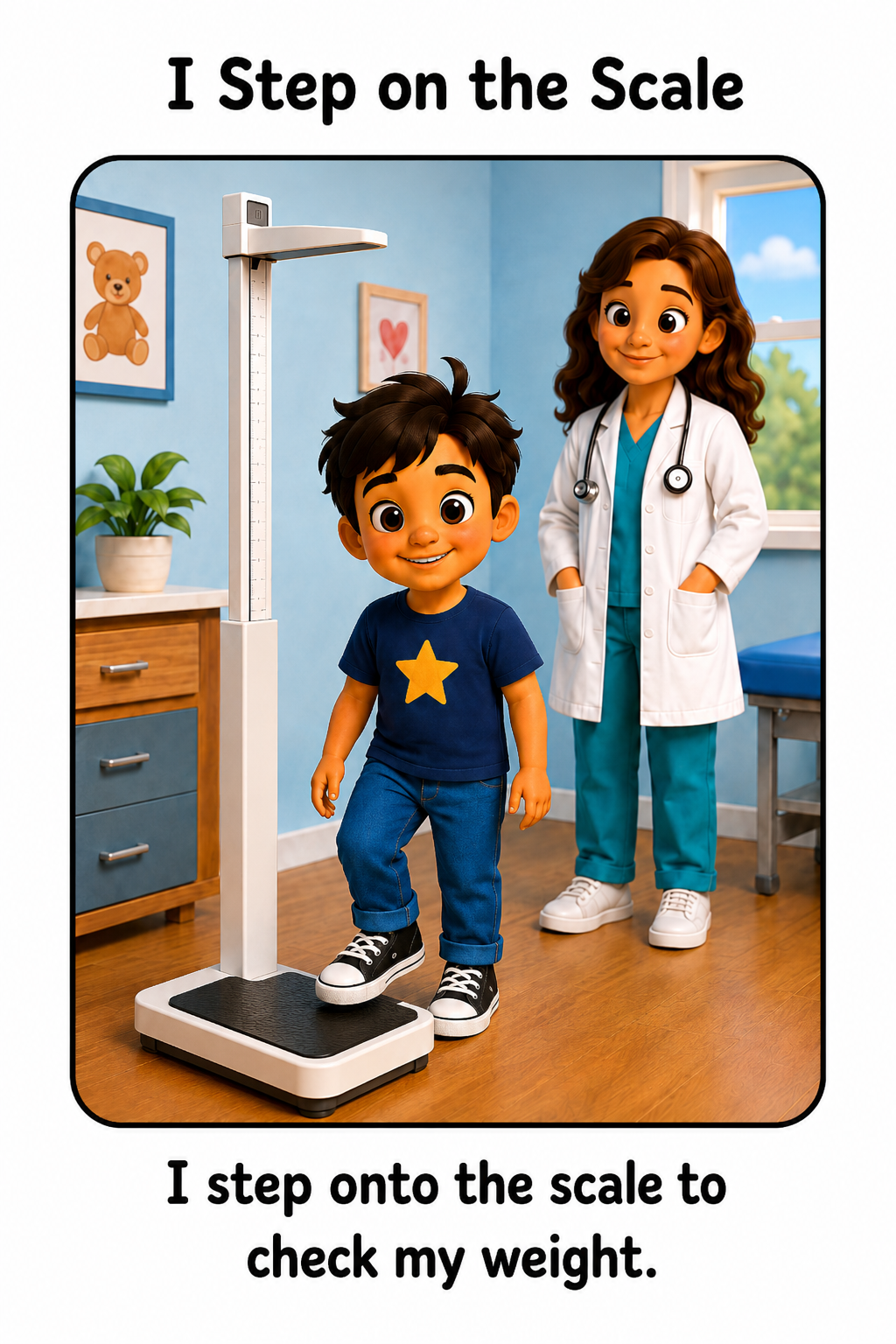 Getting My Height and Weight Checked Social Story