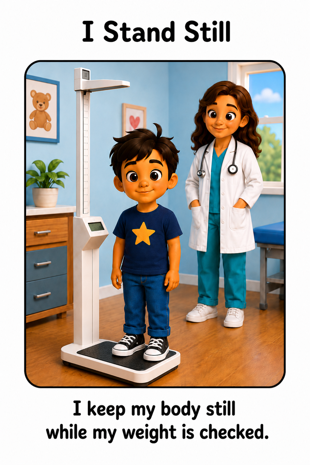 Getting My Height and Weight Checked Social Story