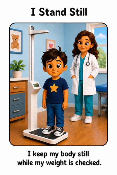Getting My Height and Weight Checked Social Story
