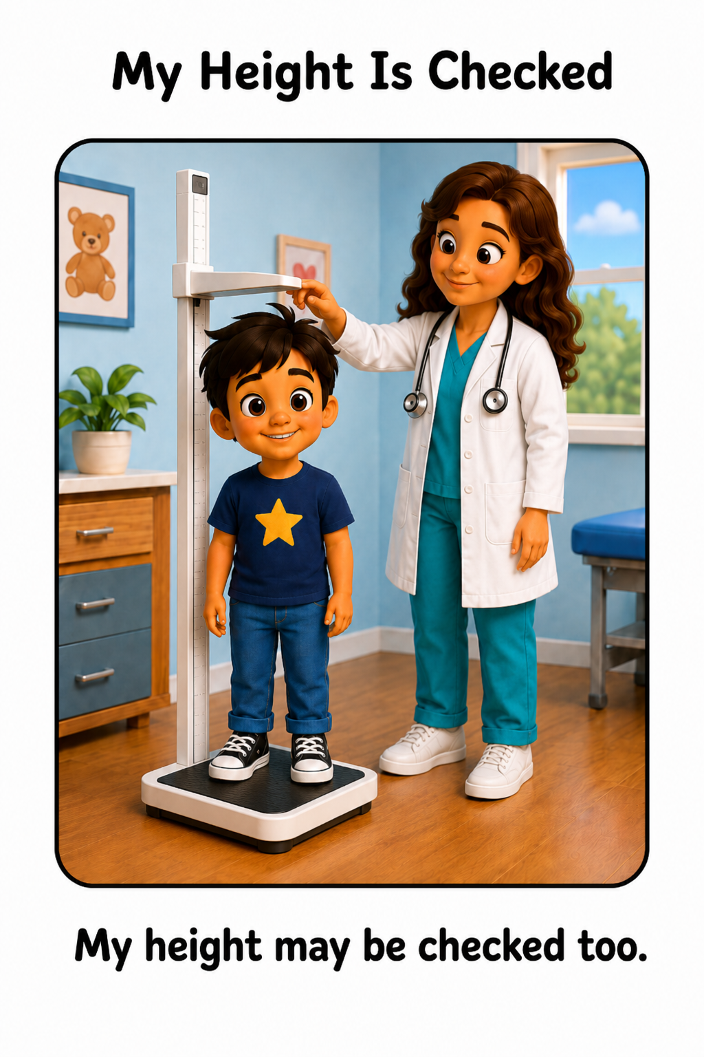 Getting My Height and Weight Checked Social Story