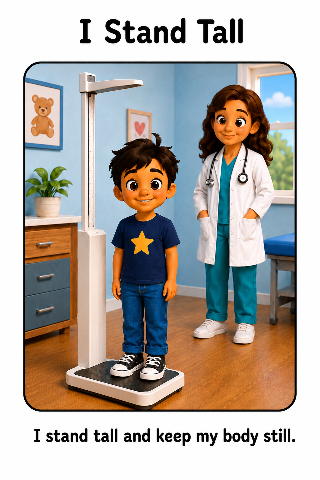 Getting My Height and Weight Checked Social Story