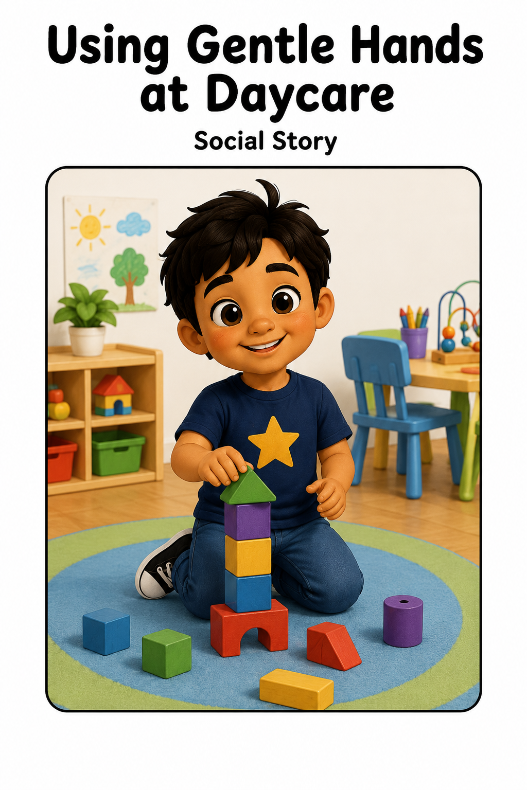 Using Gentle Hands at Daycare Social Story