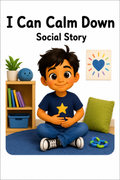 I Can Calm Down Social Story for Autism | Speech Fuel
