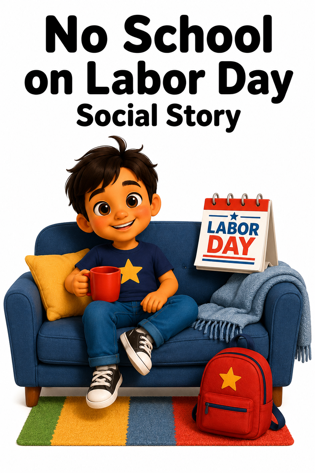 No School on Labor Day Social Story for Autism | Speech Fuel