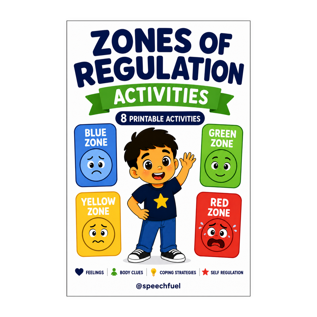 Zones of Regulation Activities for Autism | Speech Fuel