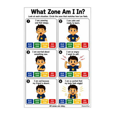 Zones of Regulation Activities